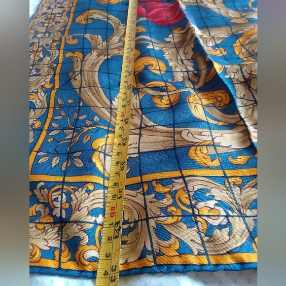 Aquanscum Of London Silk Scarf - Picture 7 of 9